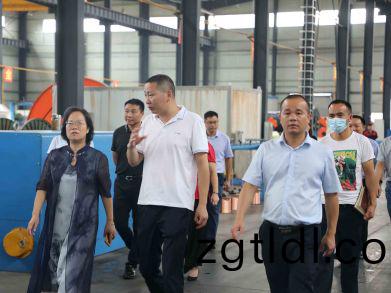 永(yong)州(zhou)市(shi)人大(da)常(chang)委會(hui)副主任李(li)辳(nong)妹深(shen)入(ru)三(san)湘(xiang)電纜(lan)展開科(ke)技(ji)調研